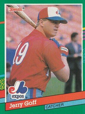 Jerry Goff - Donruss 91 MLB Baseball Card